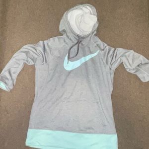 Grey Nike Hoodie size Large